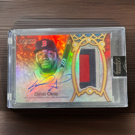 2022 Topps Dynasty David Ortiz Patch Auto HOF Boston Red Sox /10 SEALED