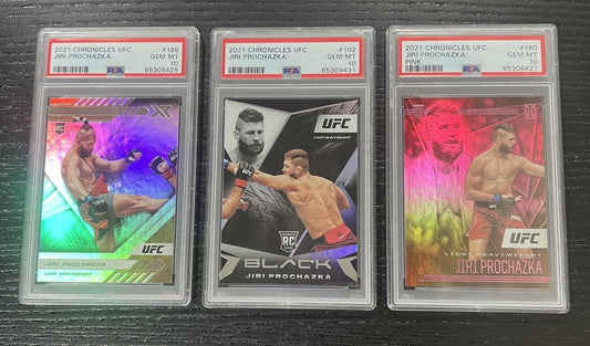 Jiri Prochazka 2021 Chronicles Rookie UFC RC PSA 10