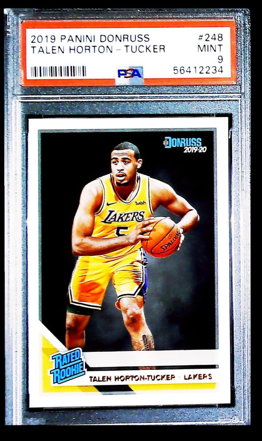 2019-20 Donruss Talen Horton-Tucker RC PSA 9 Los Angeles Lakers #248