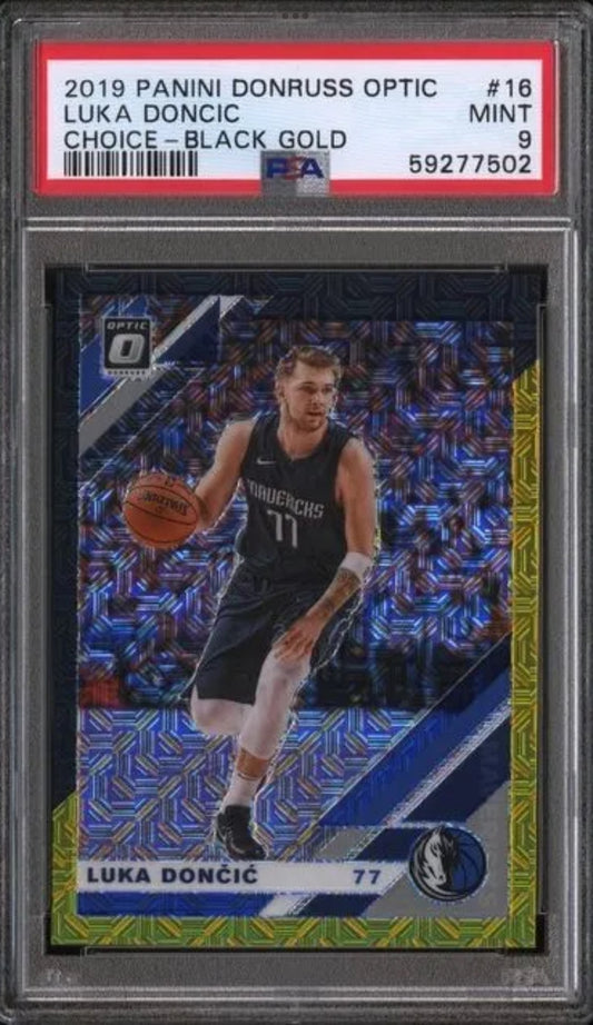 2019 Panini Donruss Optic #16 Luka Doncic /8 Choice-Black Gold