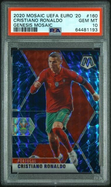 2020 Mosaic Euro CRISTIANO RONALDO Portugal Genesis SSP  PSA 10 POP 11