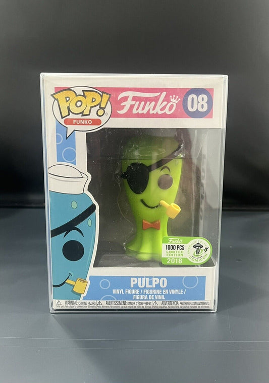 Funko Pop! PULPO #08 2018 ECCC Limited Edition 1000 pcs in Pop Protector!