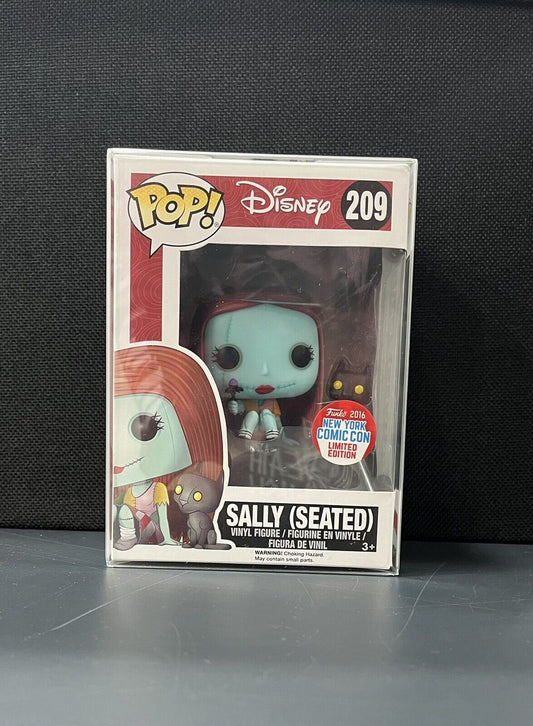 Funko Pop Sally #209 Seated 2016 New York Comic Con Limited Edition DMG BOX