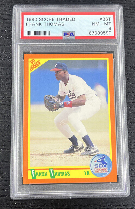 FRANK THOMAS 1990 Score Traded Rookie PSA 8 Chicago White Sox