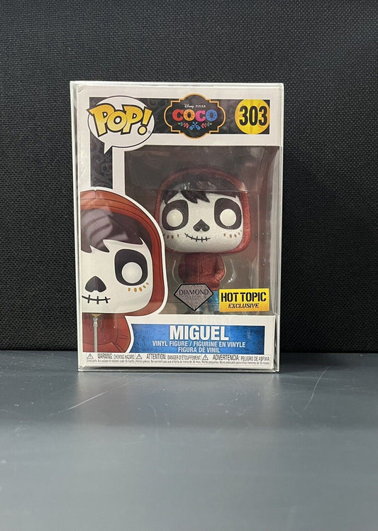 Funko Pop! Disney Coco Miguel 303 Diamond Edition Hot Topic Exclusive